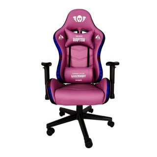 Cromad Serie Raptor Legendary Silla Gaming - Altura Regulable con Piston de Gas Clase 2 - Reclinable hasta 180º - Cojines Lumb