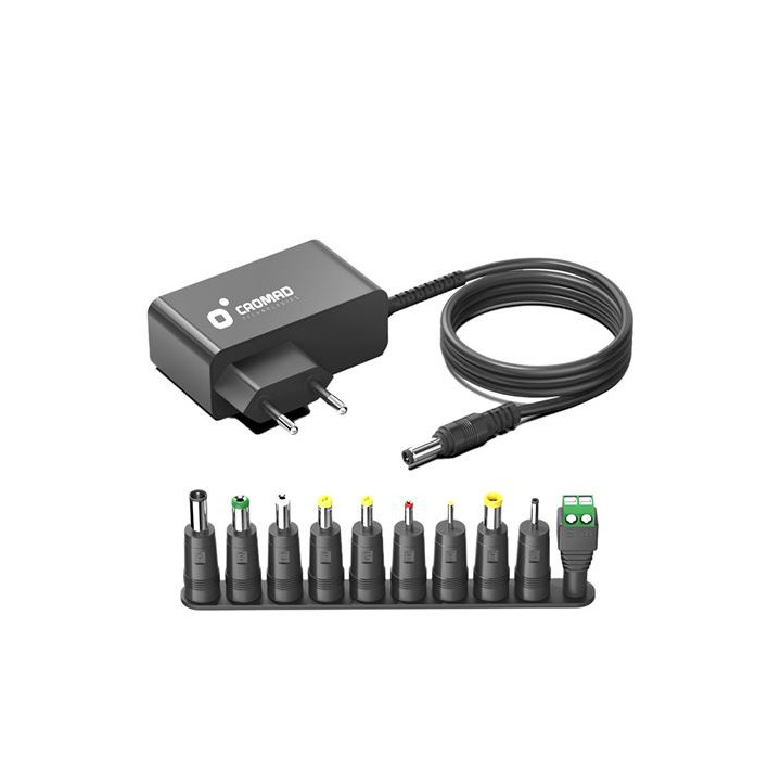Cromad Cargador de Pared Universal Automatico 24W - 11 Conectores Diferentes