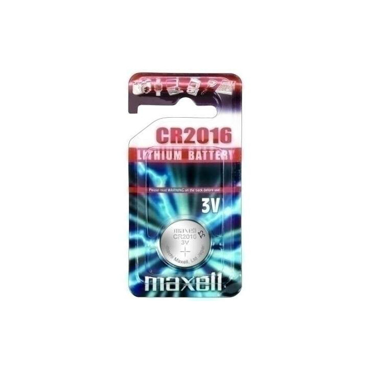 Maxell Pack de 1 Pila Litio de Boton CR2016 3V