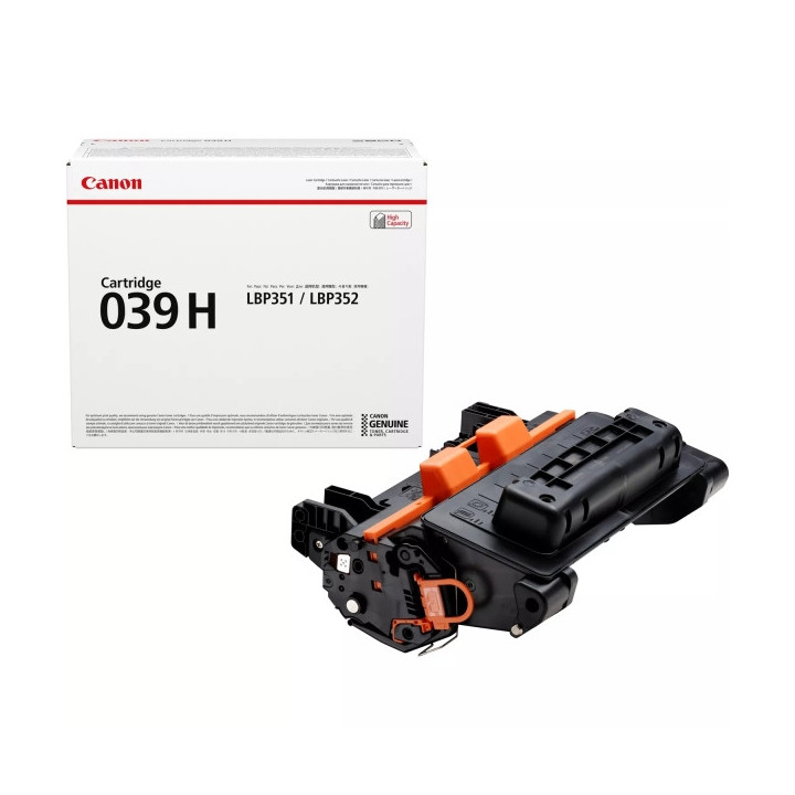 Canon 039H Negro Cartucho de Toner Original - 0288C001