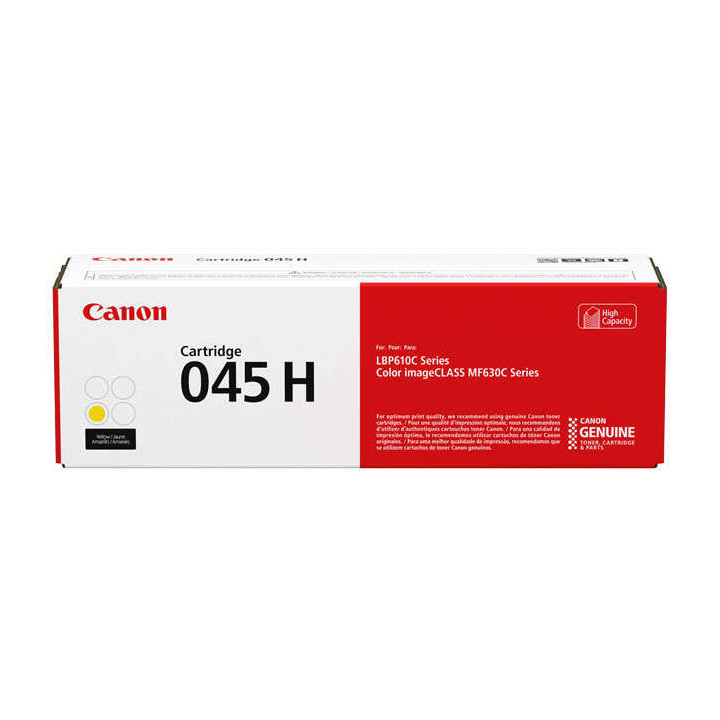 Canon 045H Amarillo Cartucho de Toner Original - 1243C002