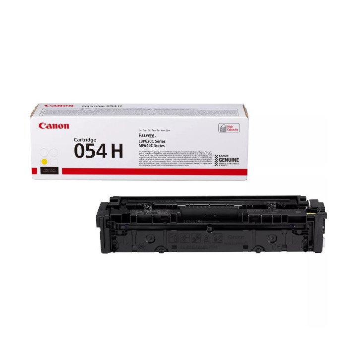 Canon 054H Amarillo Cartucho de Toner Original - 3025C002