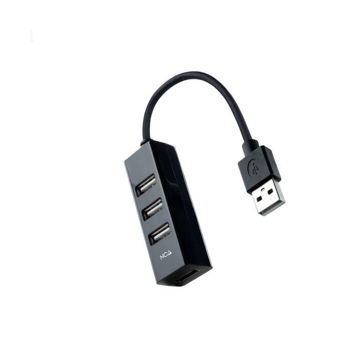 Nanocable Hub USB-A 2.0 con 4x USB-A 2.0 - Cable de 0.15m