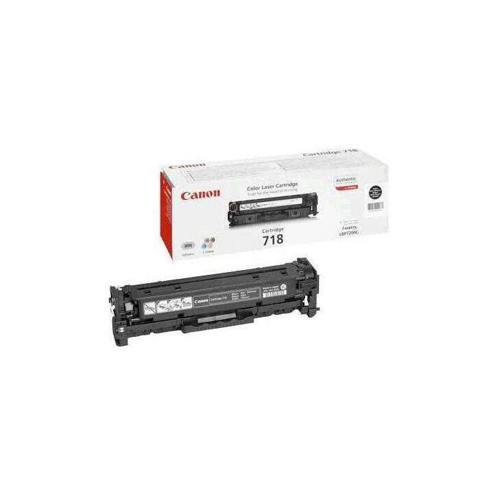 Canon 718 Negro Cartucho de Toner Original - 2662B002/2662B014