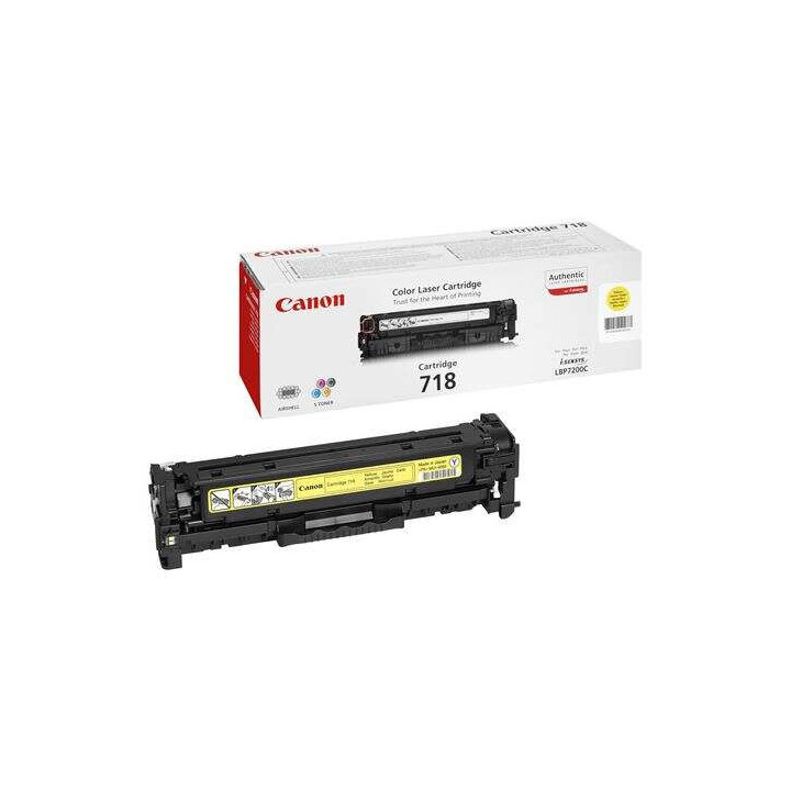 Canon 718 Amarillo Cartucho de Toner Original - 2659B002/2659B014
