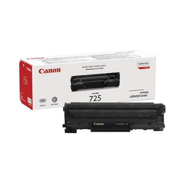 Canon 725 Negro Cartucho de Toner Original - 3484B002