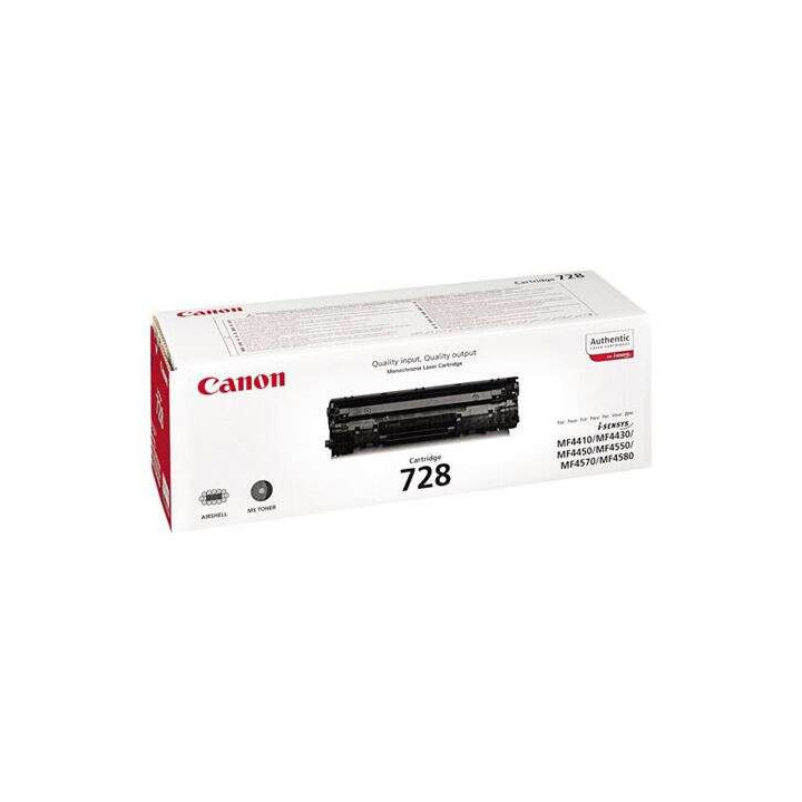 Canon 728 Negro Cartucho de Toner Original - 3500B002