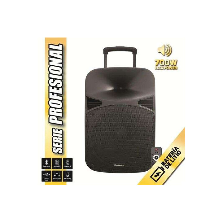 Coolsound Serie Pro Altavoz Autoamplificado Bluetooth 15" 700W Max Power con Bateria - USB