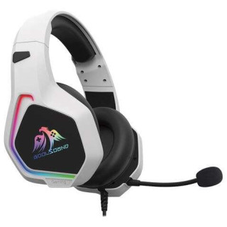 Coolsound G6 Auriculares Gaming con Microfono - USB para Iluminacion LED - Diadema Ajustable - Almohadillas Acolchadas - Contro