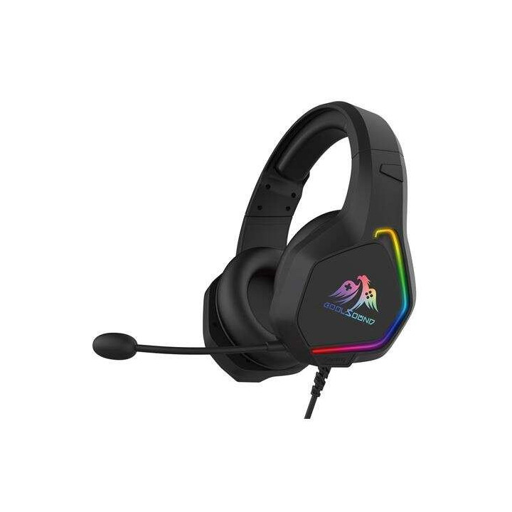 Coolsound G6 Auriculares Gaming con Microfono - USB para Iluminacion LED - Diadema Ajustable - Almohadillas Acolchadas - Contro