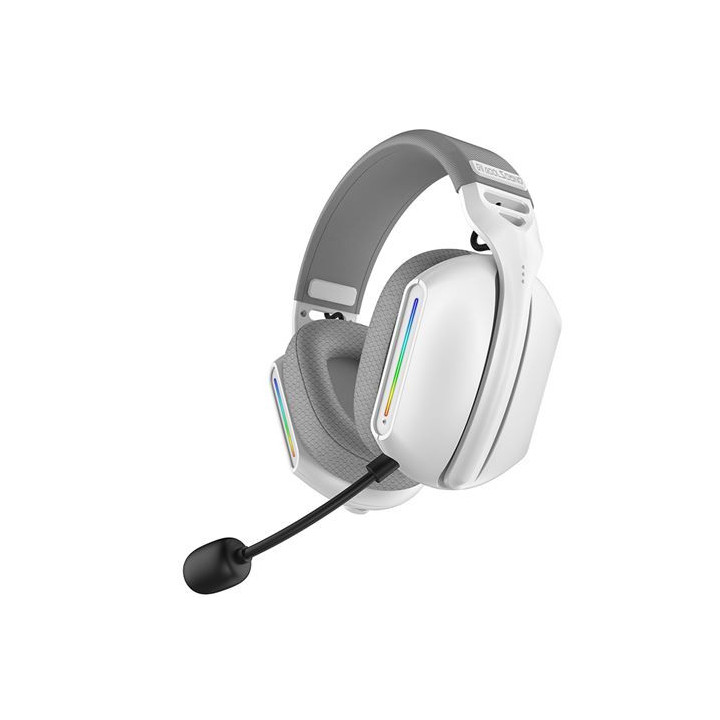 Coolsound Auricular Gaming G11 Bluetooth - Iluminación RGB - Color Blanco