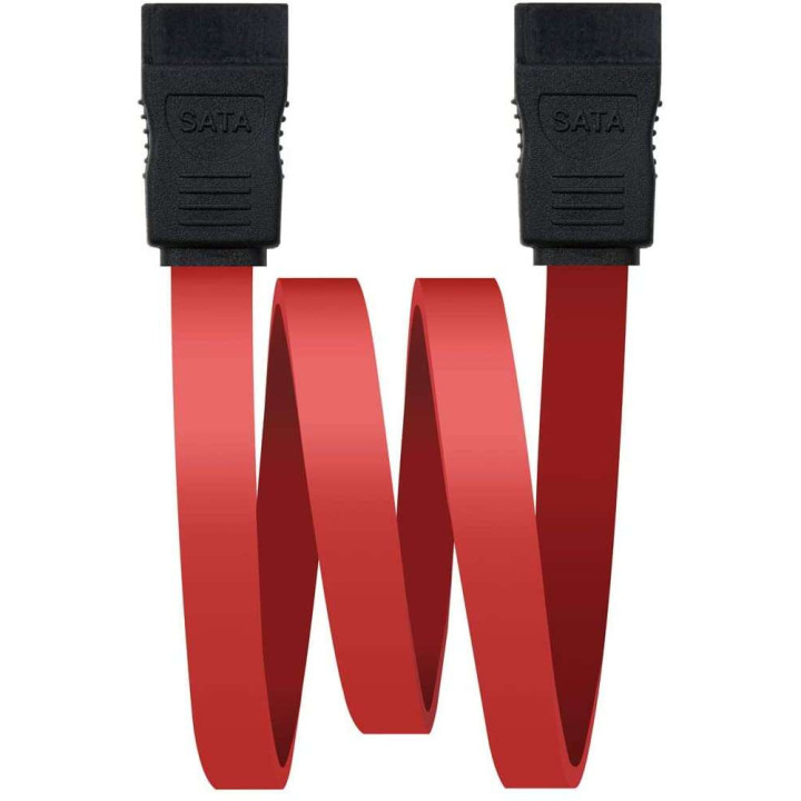 Nanocable Cable Datos SATA OEM 0.50m - Color Rojo