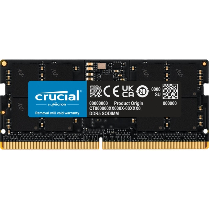 Crucial Memoria RAM DDR5 16GB 5600MHz CL46 SODIMM