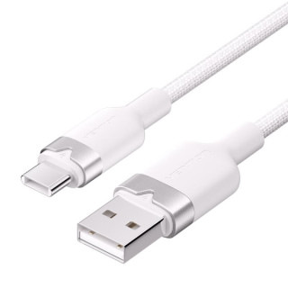 Vention Cable USB-C 2.0 a USB-A 3A 60W - 1m - Trenzado - Color Blanco