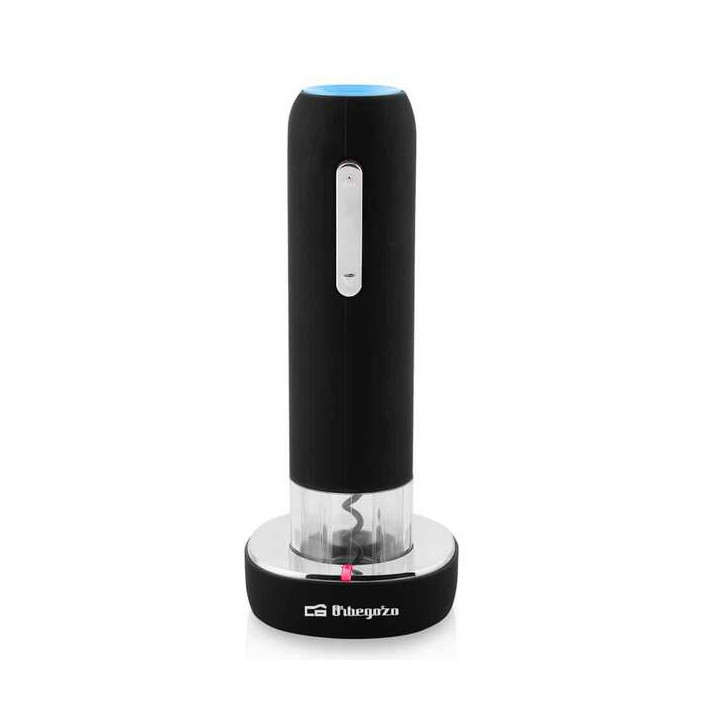 Orbegozo CU 4100 Sacacorchos Electrico Recargable - Extraccion Rapida y Sencilla del Corcho - Diseño Elegante y Ergonomico - R