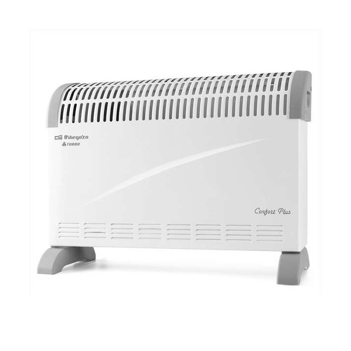 Orbegozo Convector CVT 3300 B - Potente Calefaccion Homogenea y Rapida Interruptores Luminosos - Termostato Regulable - Protecc