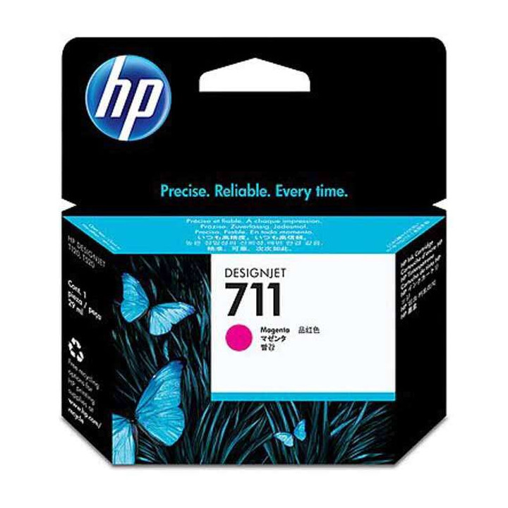 HP 711 Magenta Cartucho de Tinta Original - CZ131A