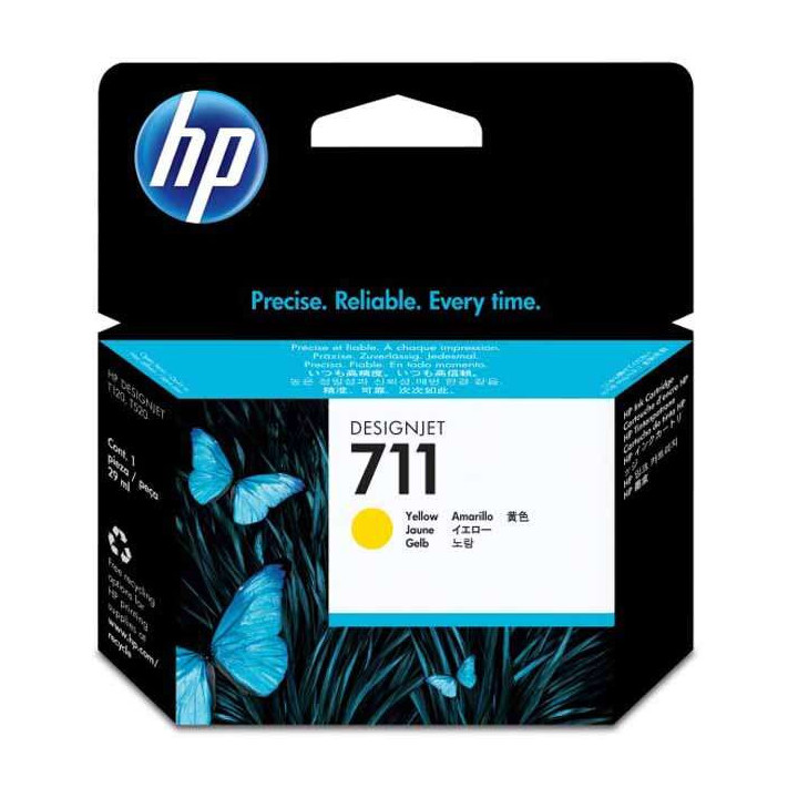HP 711 Amarillo Cartucho de Tinta Original - CZ132A