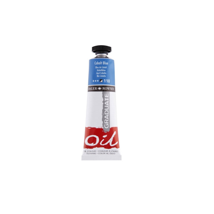 Daler Rowney Graduate Pintura al Oleo - Tubo de Aluminio - 38ml - Color Azul Cobalto