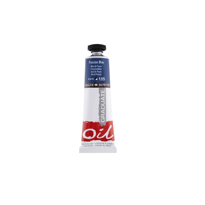 Daler Rowney Graduate Pintura al Oleo - Tubo de Aluminio - 38ml - Color Azul de Prusia