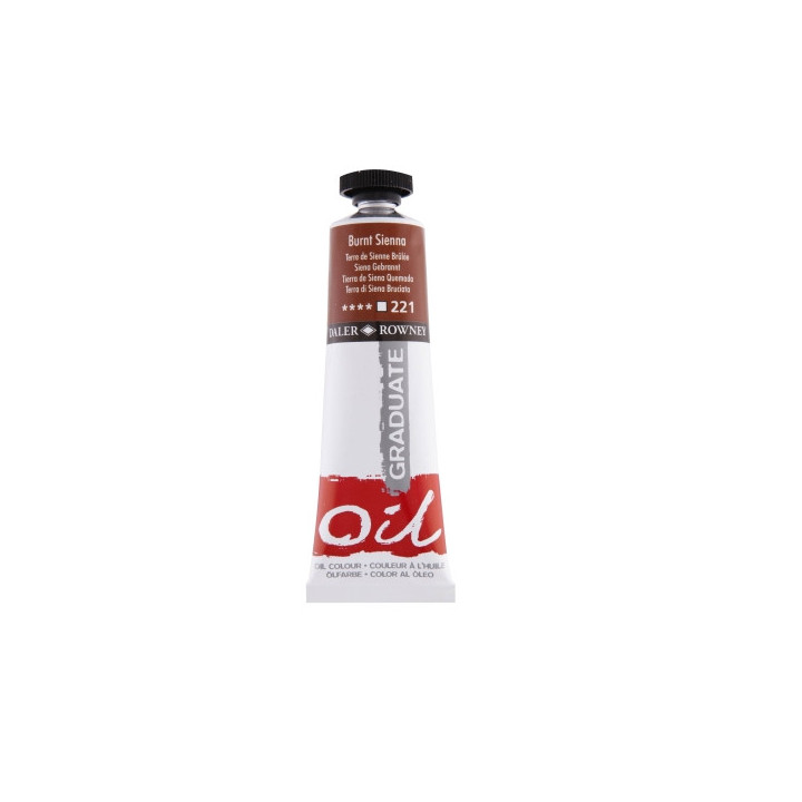 Daler Rowney Graduate Pintura al Oleo - Tubo de Aluminio - 38ml - Color Siena Quemada