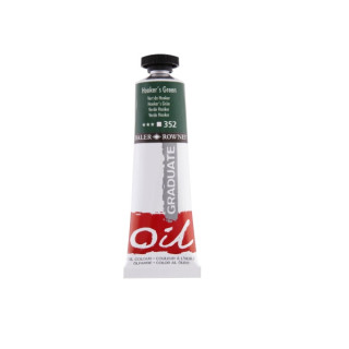 Daler Rowney Graduate Pintura al Oleo - Tubo de Aluminio - 38ml - Color Verde Hooker