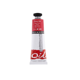 Daler Rowney Graduate Pintura al Oleo - Tubo de Aluminio - 38ml - Color Rojo Primario