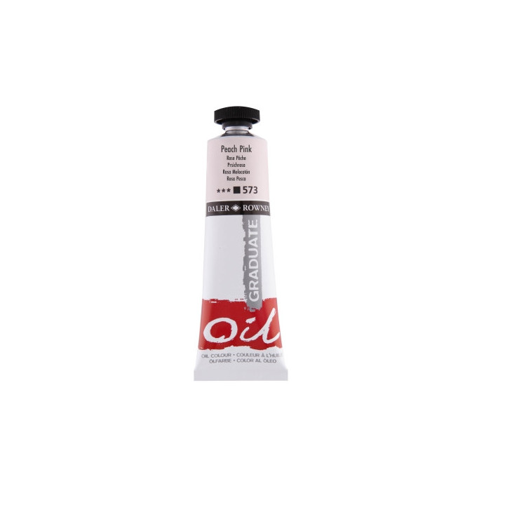 Daler Rowney Graduate Pintura al Oleo - Tubo de Aluminio - 38ml - Color Rosa Melocoton