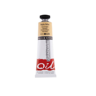 Daler Rowney Graduate Pintura al Oleo - Tubo de Aluminio - 38ml - Color Amarillo de Napoles