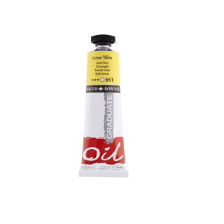 Daler Rowney Graduate Pintura al Oleo - Tubo de Aluminio - 38ml - Color Amarillo Limon
