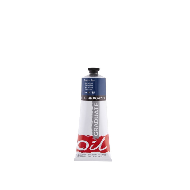 Daler Rowney Graduate Pintura al Oleo - Tubo de Aluminio - 220ml - Color Azul de Prusia