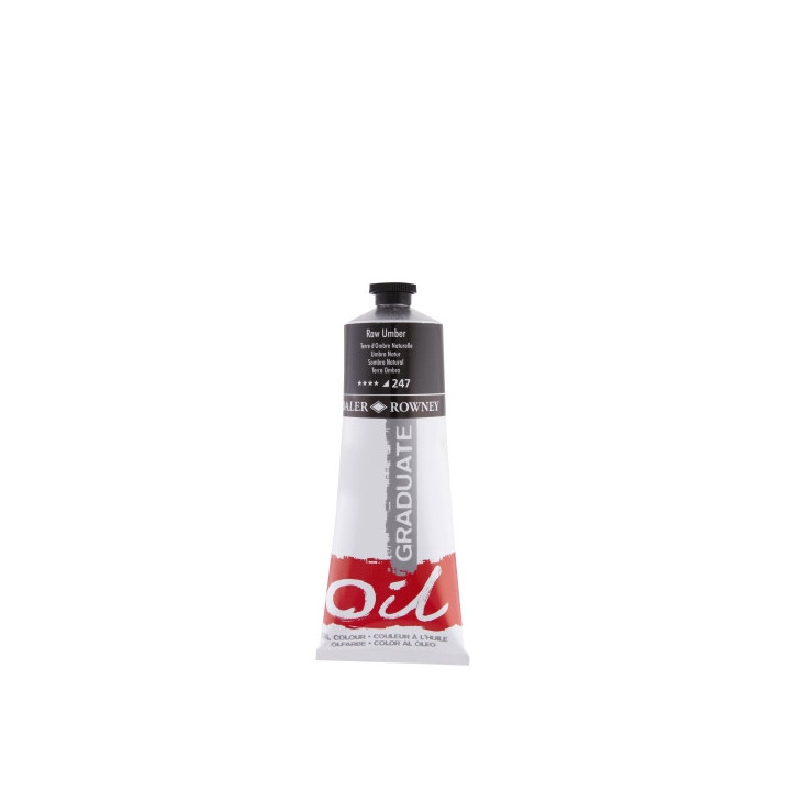 Daler Rowney Graduate Pintura al Oleo - Tubo de Aluminio - 220ml - Color Sombra Natural