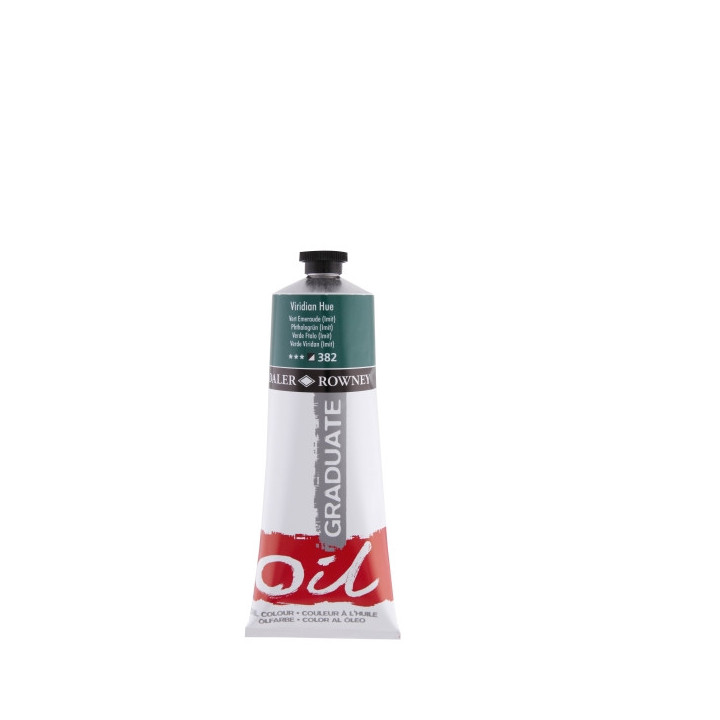 Daler Rowney Graduate Pintura al Oleo - Tubo de Aluminio - 220ml - Color Viridiano