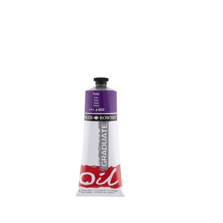 Daler Rowney Graduate Pintura al Oleo - Tubo de Aluminio - 220ml - Color Violeta