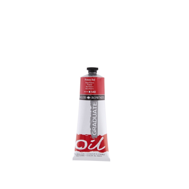 Daler Rowney Graduate Pintura al Oleo - Tubo de Aluminio - 220ml - Color Rojo Primario