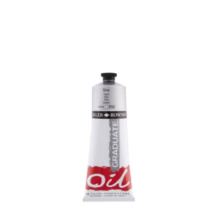 Daler Rowney Graduate Pintura al Oleo - Tubo de Aluminio - 220ml - Color Plata