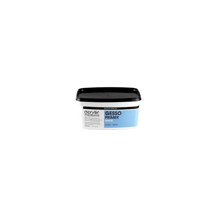 Daler Rowney Graduate Gesso Imprimacion - Bote de Plastico - 5L - Color Blanco