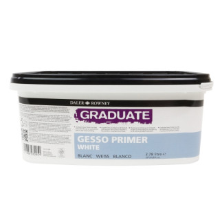Daler Rowney Graduate Gesso Imprimacion - Bote de Plastico - 3.78L - Color Blanco