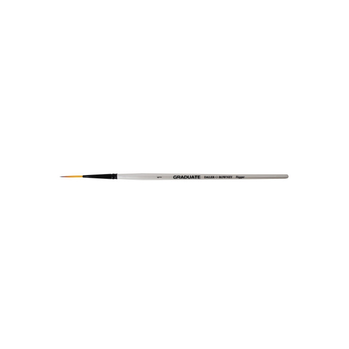 Daler Rowney Graduate Pincel Acuarela - Pelo Sintetico - Mango Corto - Liner Extra Largo Nº1