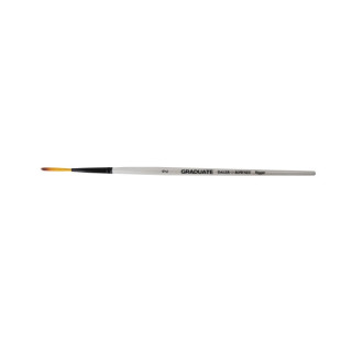 Daler Rowney Graduate Pincel Acuarela - Pelo Sintetico - Mango Corto - Liner Extra Largo Nº2