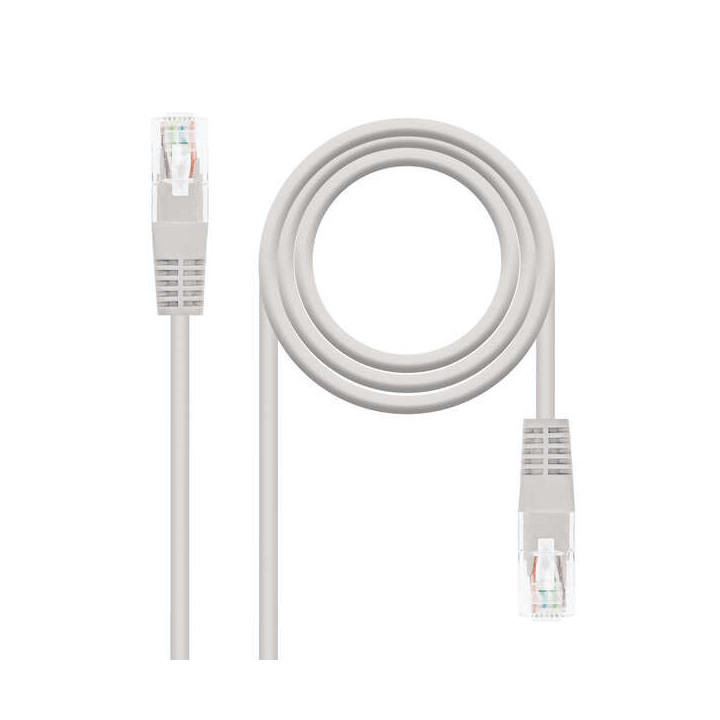 Nanocable Cable de Red Latiguillo RJ45 Cat.6 UTP AWG24 7m - Color Gris