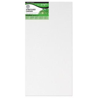 Daler Rowney Simply Bastidor Entelado - 40x80cm - Imprimacion Triple - Grano Medio - 100% Algodon sin Acido - 250g - Color Blan