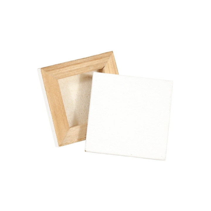 Daler Rowney Simply Lienzo Mini - Cuadrado - 6.35x6.35cm - Color Blanco