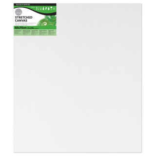 Daler Rowney Simply Bastidor Entelado - 60x70cm - Imprimacion Triple - Grano Medio - 100% Algodon sin Acido - 250g - Color Blan