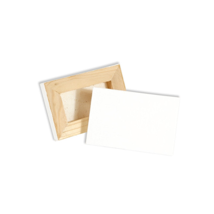 Daler Rowney Simply Lienzo Mini - Rectangulo - 5.1x7.7cm - Color Blanco