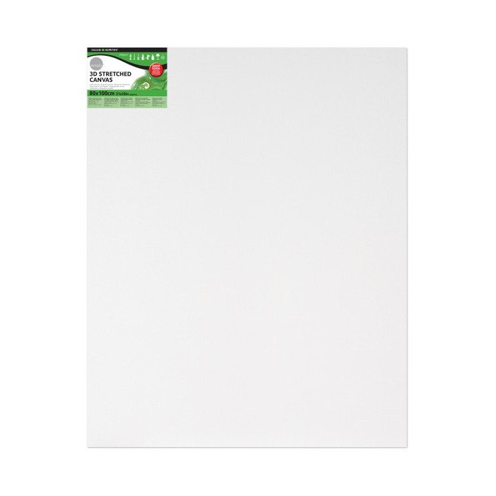 Daler Rowney Simply Bastidor Entelado 3D - 60x100cm - Imprimacion Triple - Grano Medio - 100% Algodon sin Acido - 250g - Color