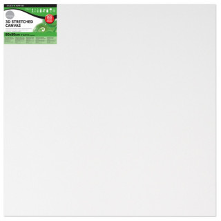 Daler Rowney Simply Bastidor Entelado 3D - 80x80cm - Imprimacion Triple - Grano Medio - 100% Algodon sin Acido - 250g - Color B