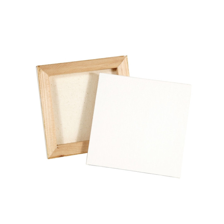 Daler Rowney Simply Lienzo Mini - Cuadrado - 10x10cm - Color Blanco