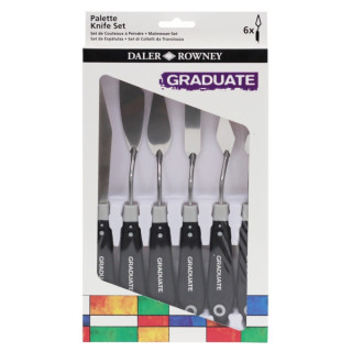 Daler Rowney Graduate Pack de 6 Espatulas