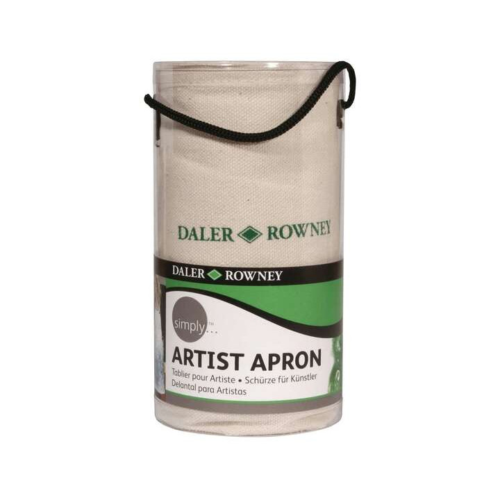 Daler Rowney Simply Delantal con 4 Bolsillos - Color Beige